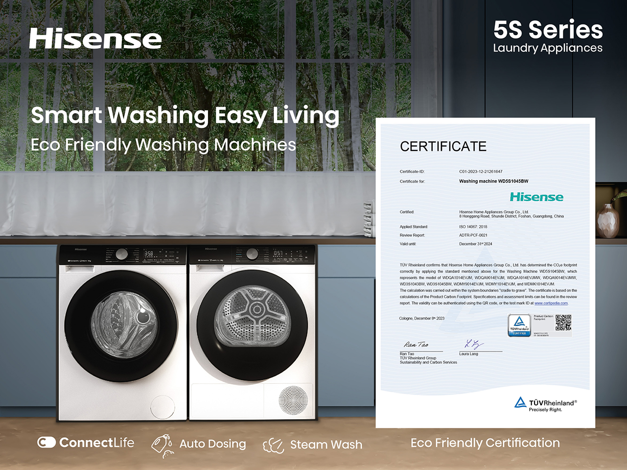 hisense smart washing machine