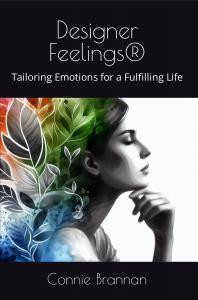 Book cover of Designer Feelings® - image shows a woman in positive transfomation