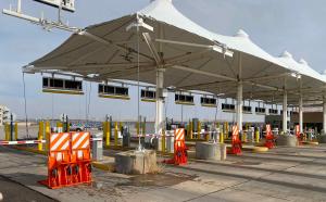 DIA Parking Lot Exit Lanes