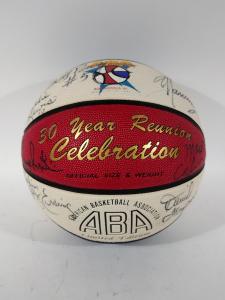 Mutli-signed ABA 30th Year Reunion money ball.