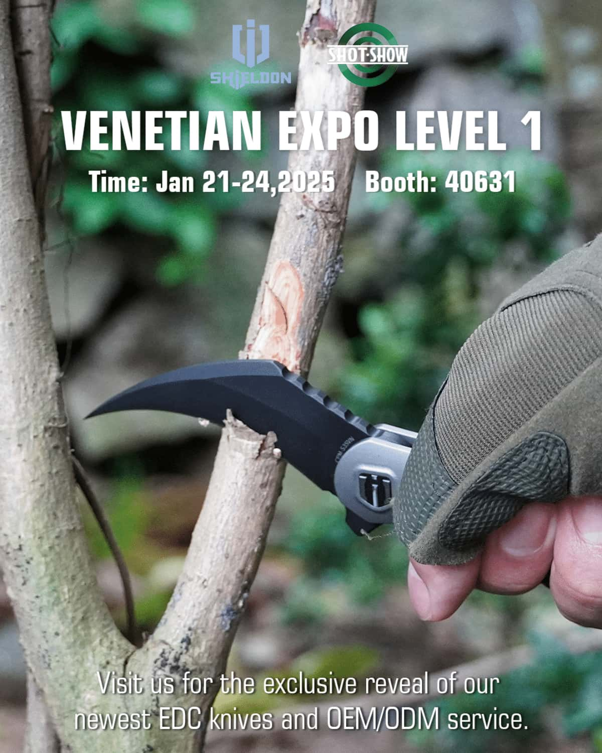 Shieldon Debuts at SHOT SHOW 2025 with Premium Knife Line-Up-1