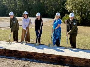 Florida State Parks, the Florida State Parks Foundation and the Friends of Topsail Hill Preserve State Park held a ceremonial groundbreaking for a new Visitor and Nature Center at the park on Friday, Dec. 20, 2024.