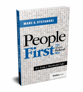 Book cover image of "People First" by Marc A. Stefanski