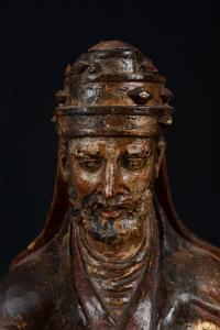 Sculpture of Pope Julius II, may actually be by Michelangelo (photo: Robert Schittko, https://michelangelo-lost-masterpiece.com)