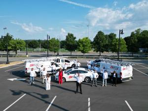 ZD Stucco Repair team drone shot